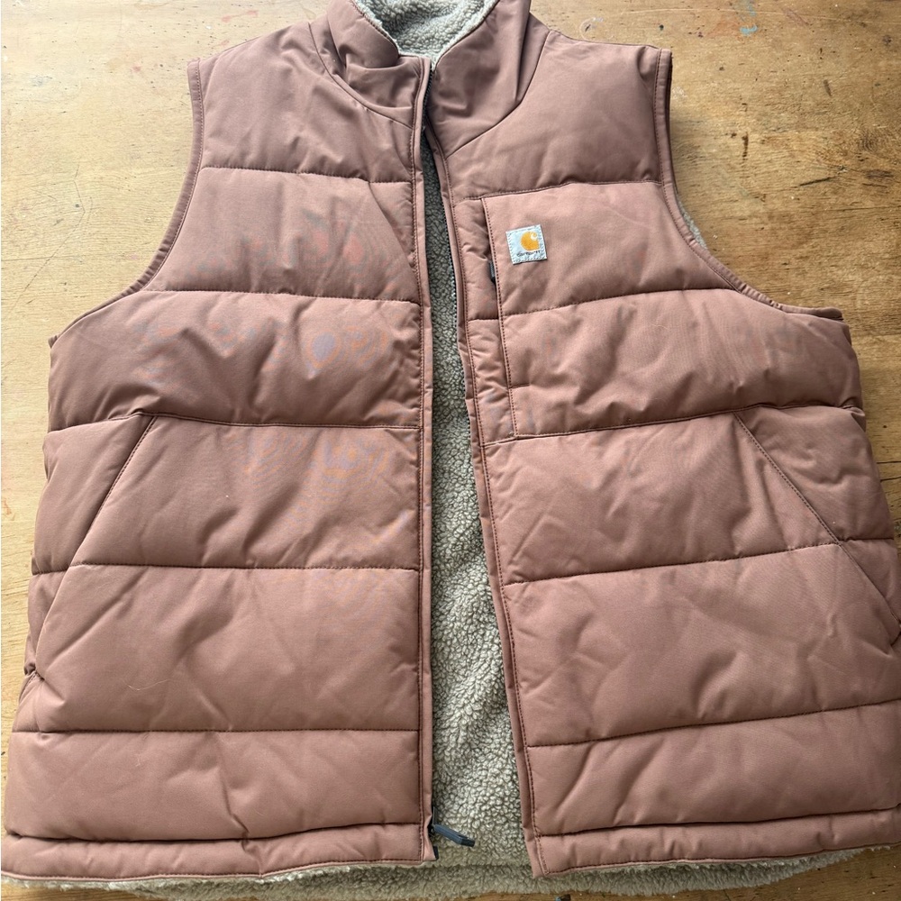 Carhartt Tan Quilted Vest